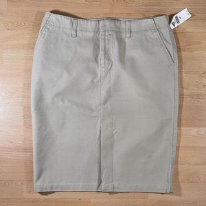 Old Navy Khaki Pencil Skirt
